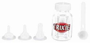 TRIXIE Fläschchen-Set transparent/weiß 3 x 120 ml