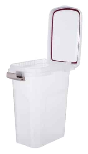TRIXIE Futterbehälter Kunststoff transparent/weiß 15/25/40 Liter