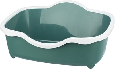 TRIXIE Katzentoilette offen Davio grün/weiß 56 x 39 x 26 cm