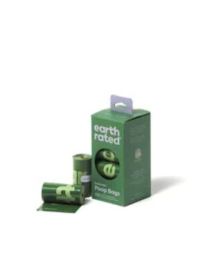 EARTH RATED Kotbeutel Lavendel recycelt