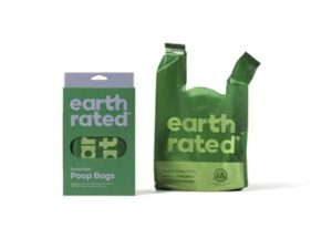 EARTH RATED Kotbeutel mit Griffe Lavendel recycelt 120 Stück