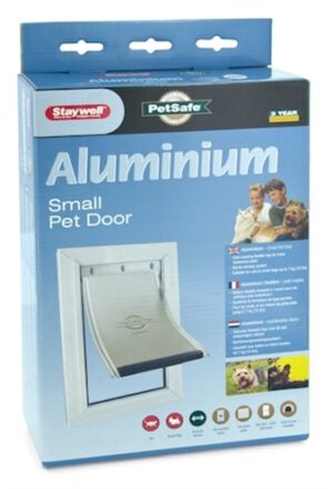 PETSAFE Katzenklappe bis zu 7 Kg aluminiumweiß 600