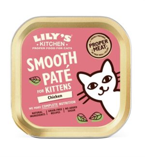 LILY’S KITCHEN Glatte Pastete Huhn für Kitten 19 x 85 Gramm