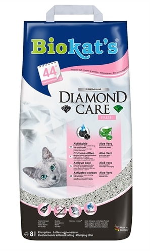 BIOKAT’S Katzenstreu Diamond Care Fresh 8 Liter