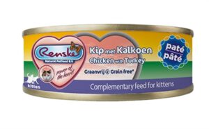 RENSKE Frischfleisch Menü Pastete Huhn/Truthahn 24 x 70 Gramm Kitten