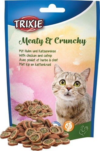 TRIXIE Meaty & Crunchy Huhn/Katzenminze glutenfrei
