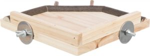 TRIXIE Landeplatz mit Sitzstangen Holz natur 19 cm