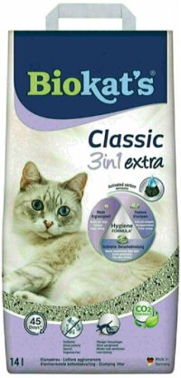 BIOKAT’S Katzenstreu Classic 3In1 Extra 14 L