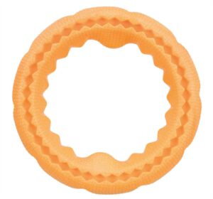 TRIXIE Aqua Spielzeug Ring TPR schwimmend orange 11 cm